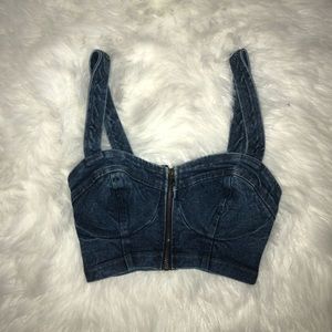Denim Bustier